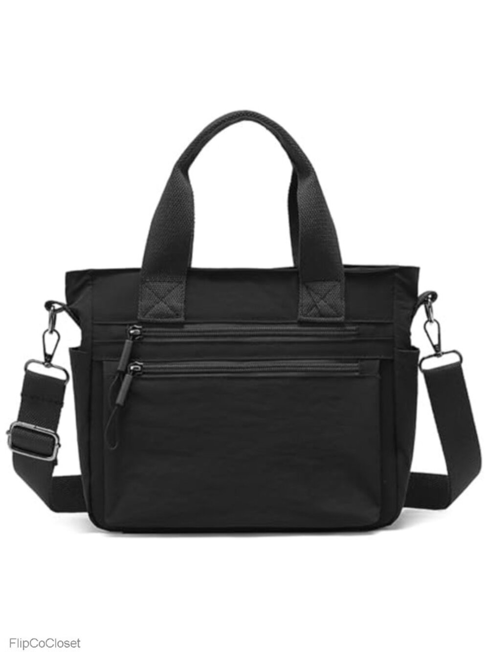 Small Nylon Tote Bag for Women – Lightweight Crossbody with Adjustable Long